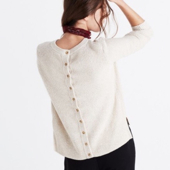 Madewell Sweaters - Madewell sweater with buttons down the back